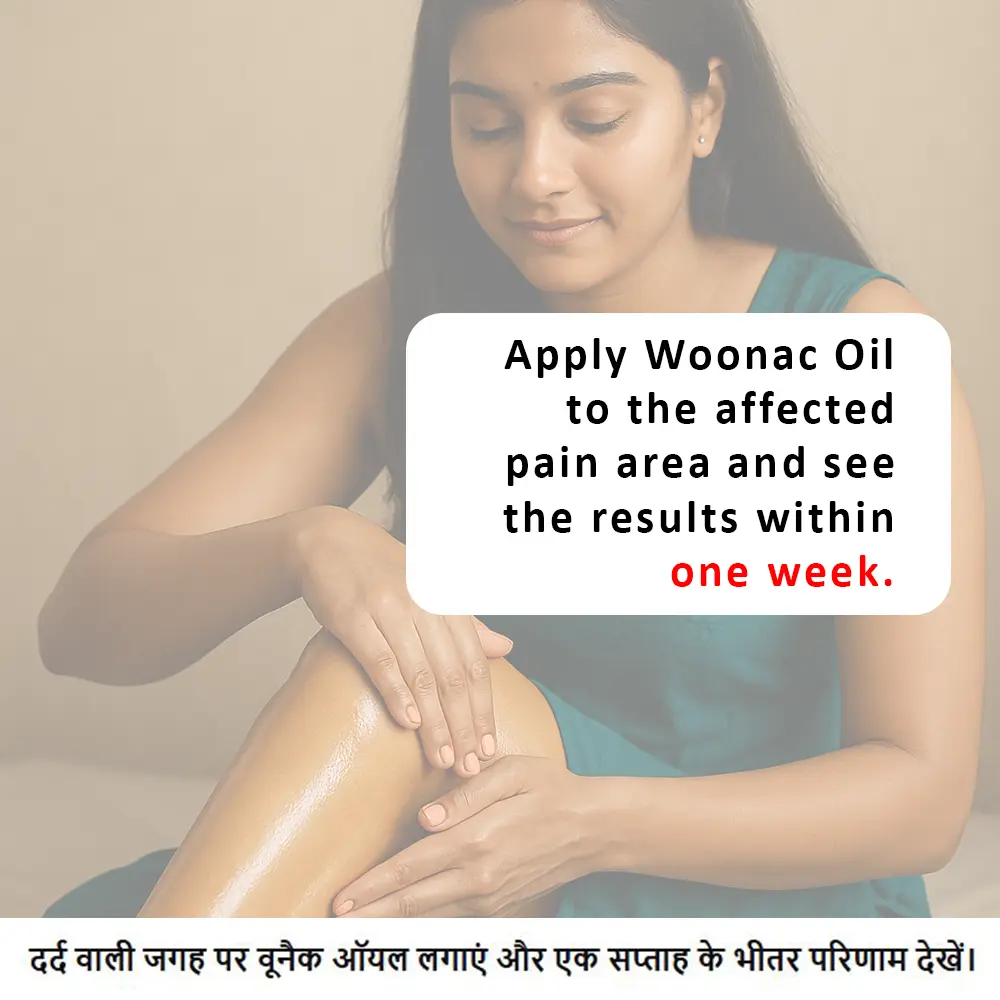 Woonac Ayurvedic Oil (100ml) x 2 with Massager - Image 4